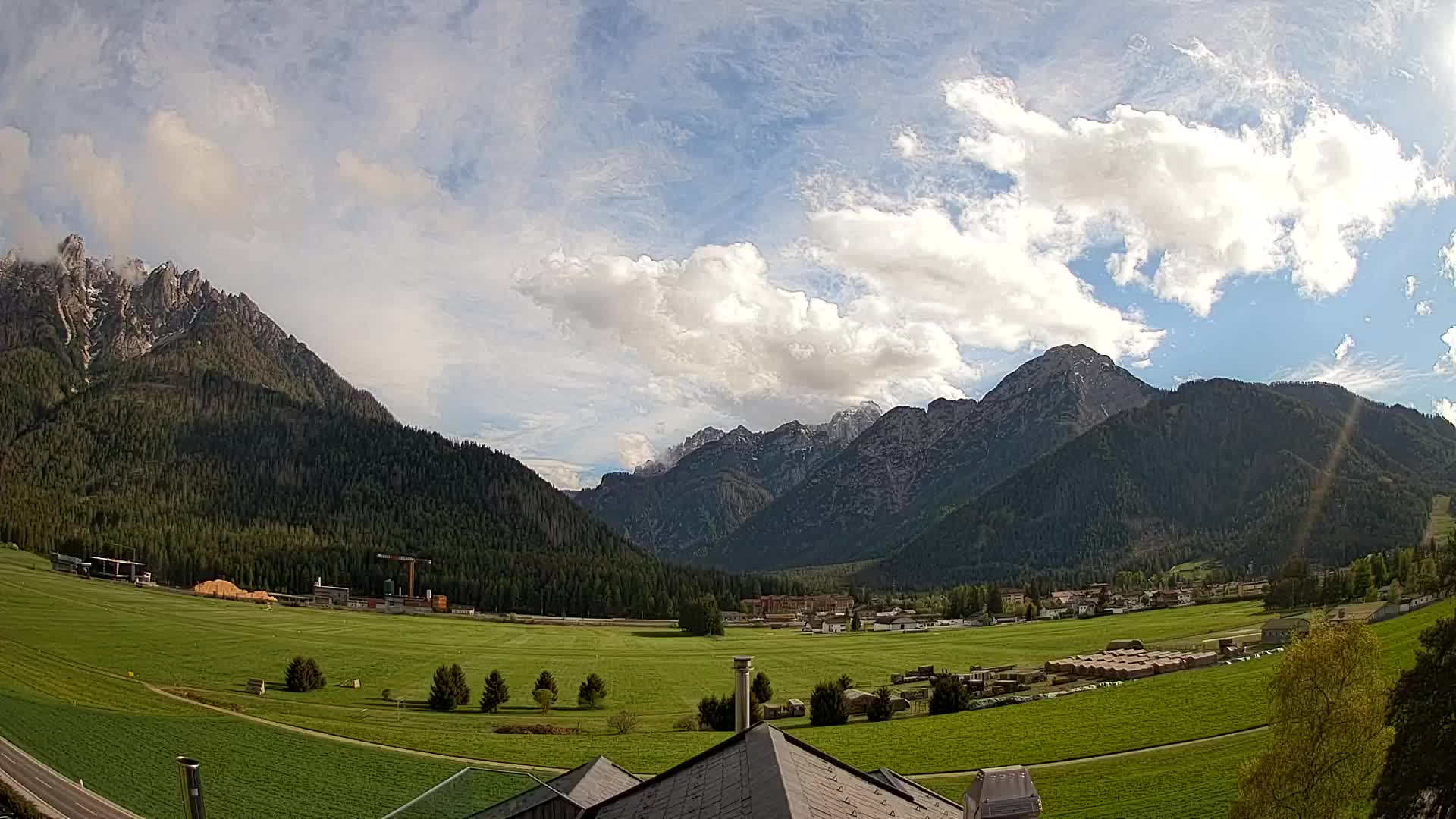 Webcam Toblach Dolomiten – Blick vom Hotel Rosengarten