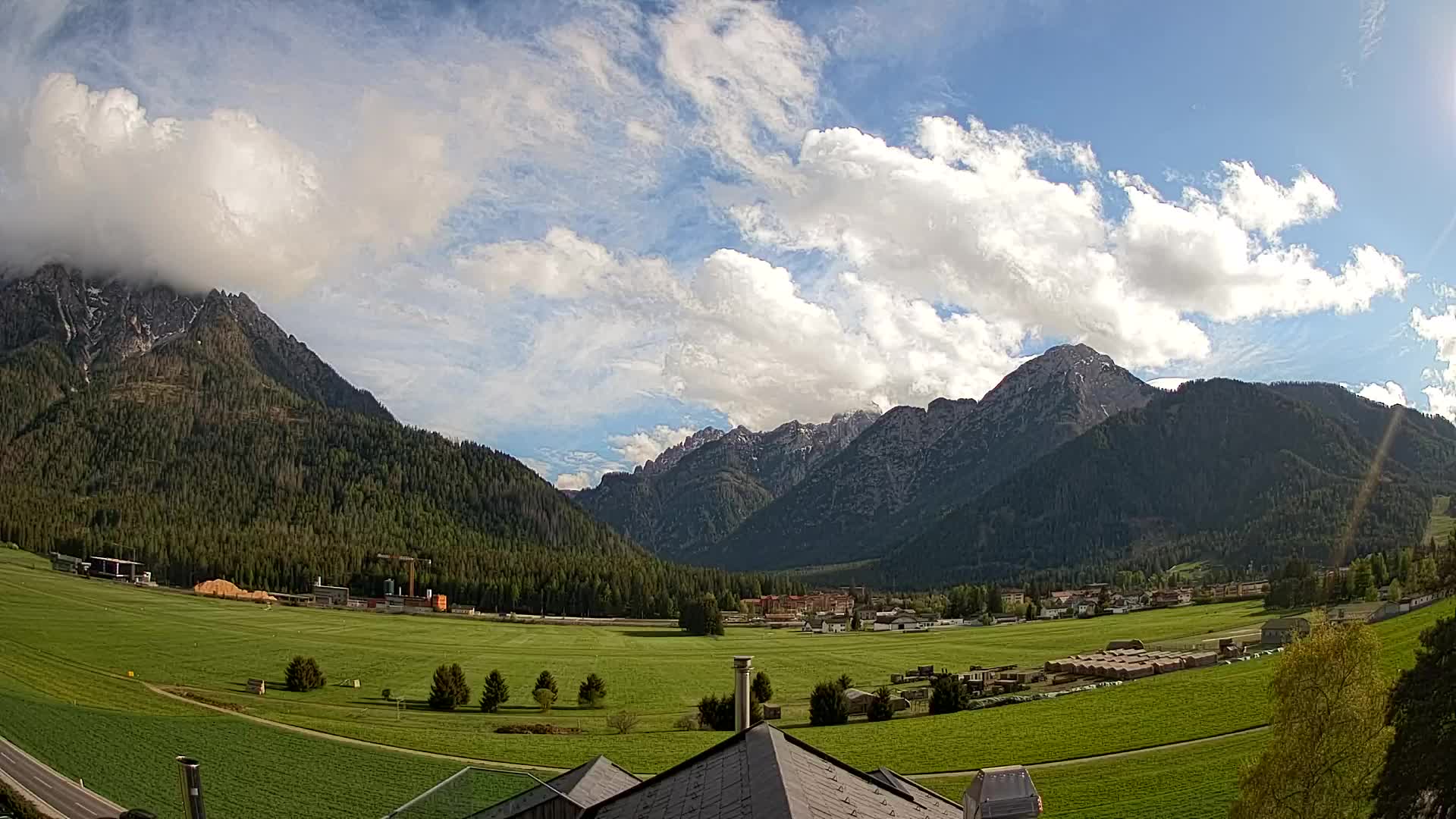 Webcam Toblach Dolomites – Vue depuis l’Hôtel Rosengarten