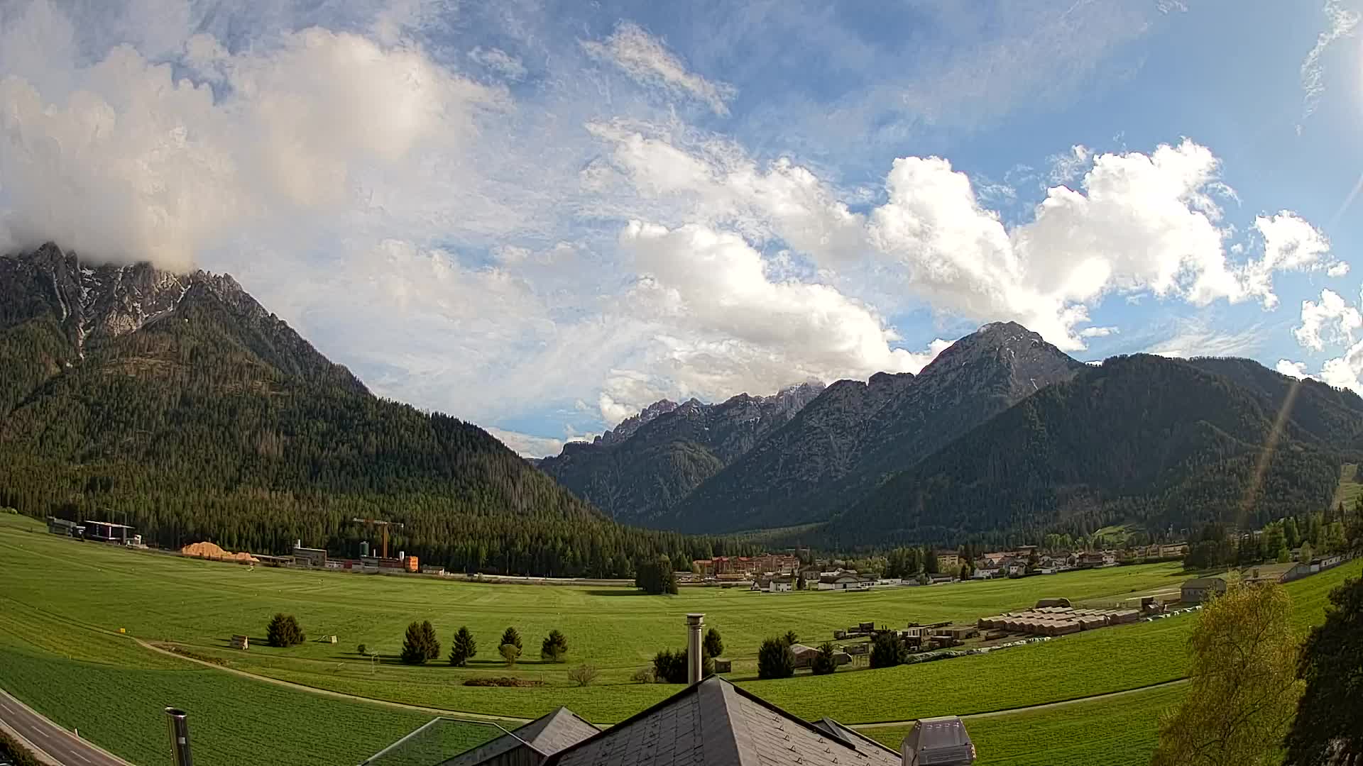 Webcam Toblach Dolomiten – Blick vom Hotel Rosengarten