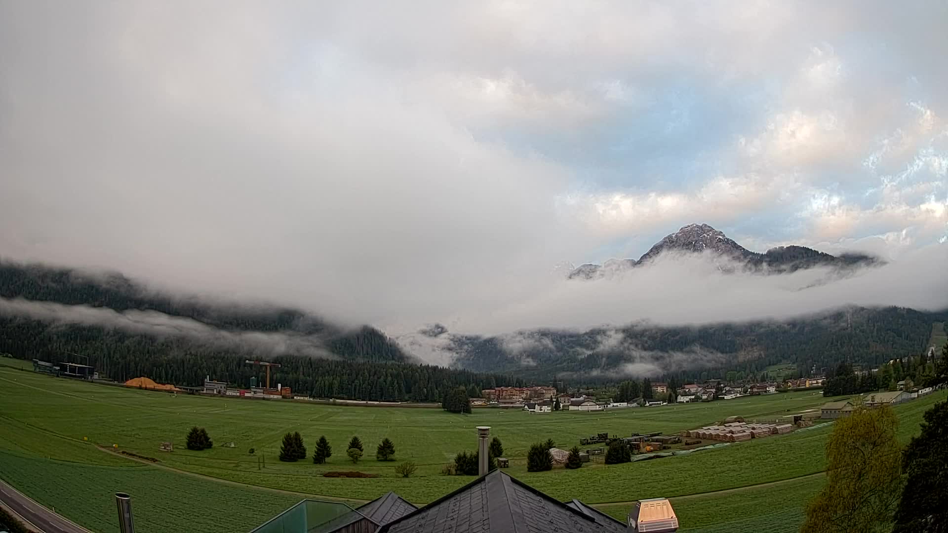 Webcam Toblach Dolomites – Vue depuis l’Hôtel Rosengarten