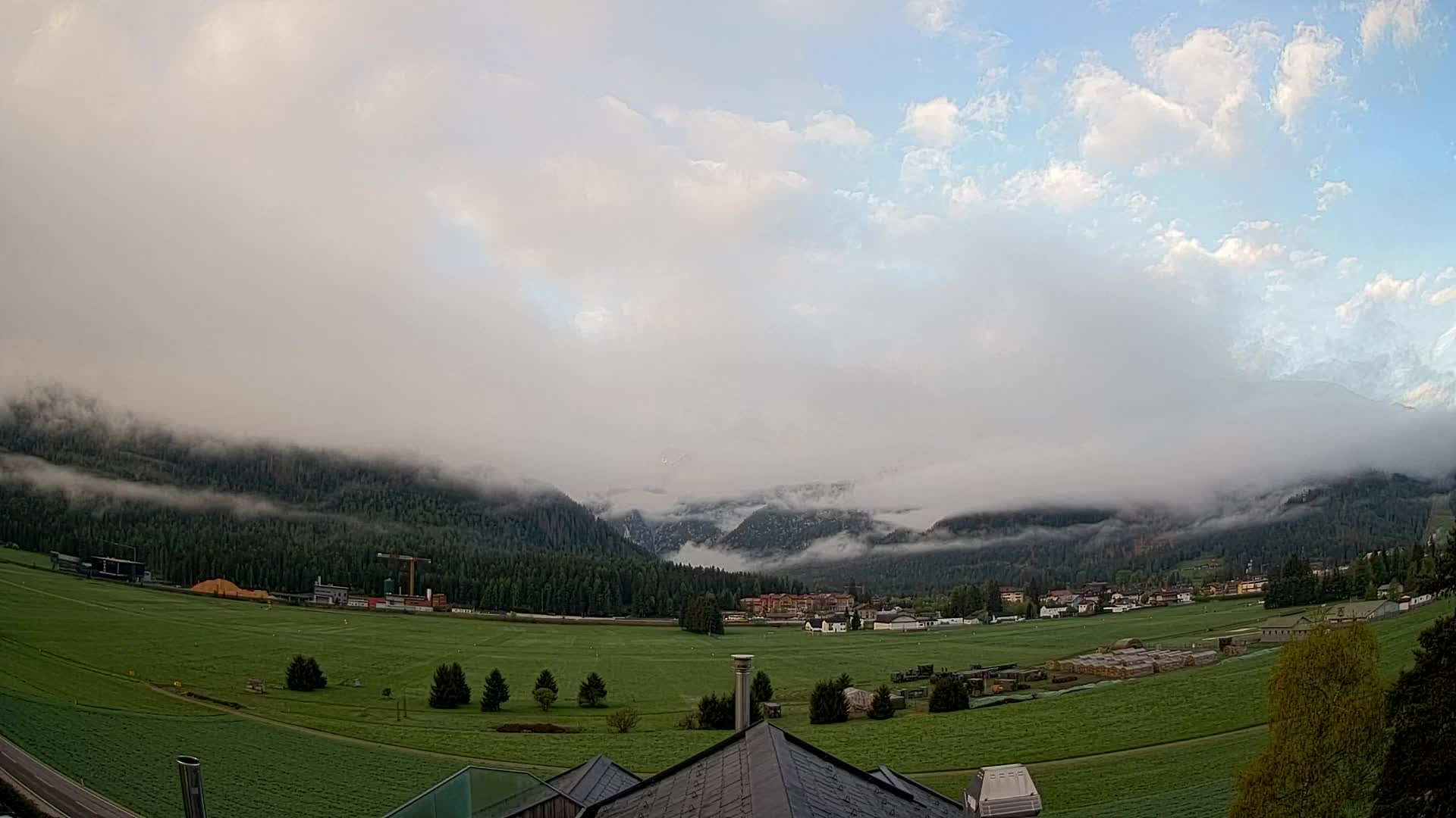 Webcam Toblach Dolomites – Vue depuis l’Hôtel Rosengarten