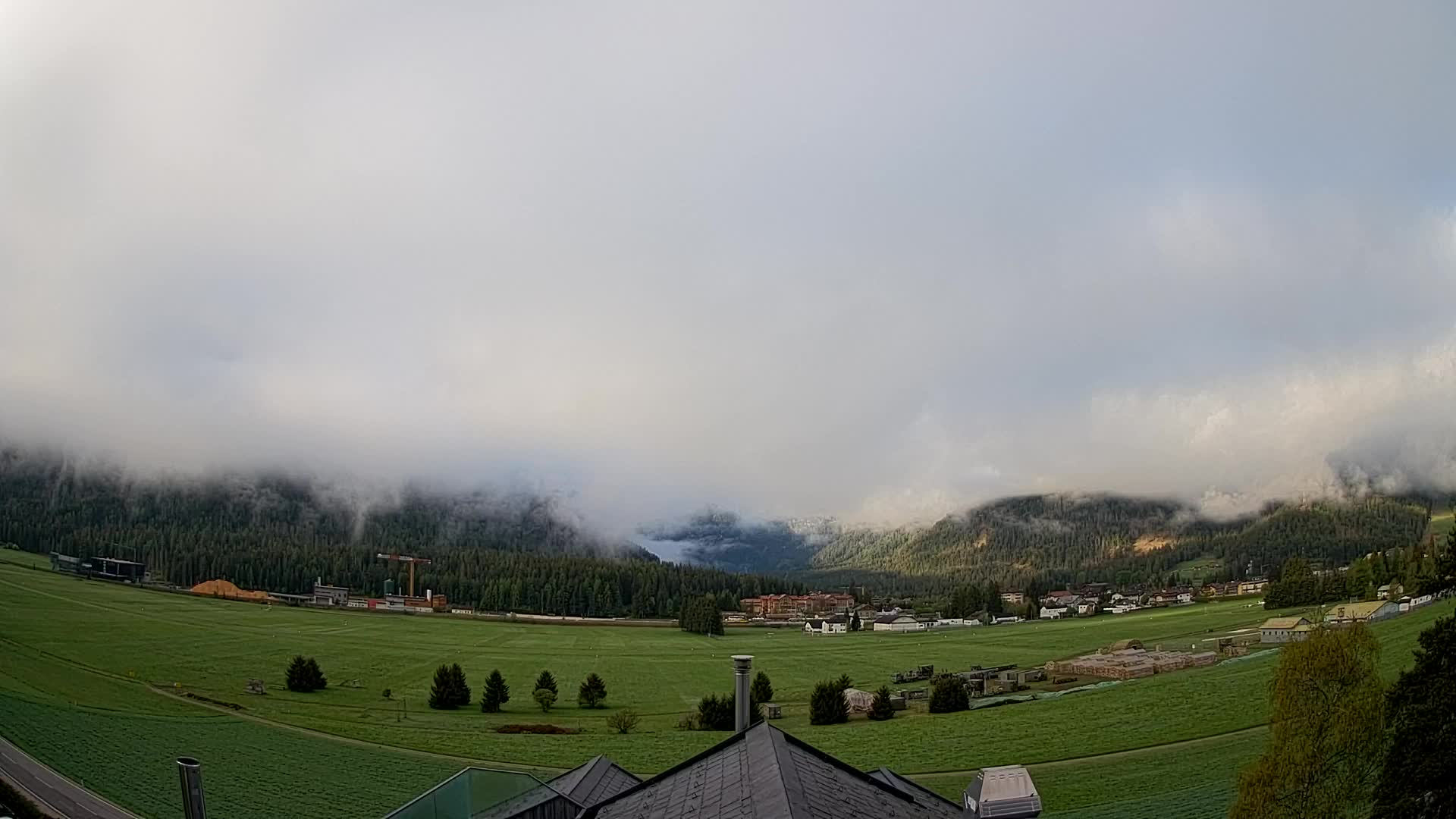 Webcam Toblach Dolomitas – Vista desde el Hotel Rosengarten