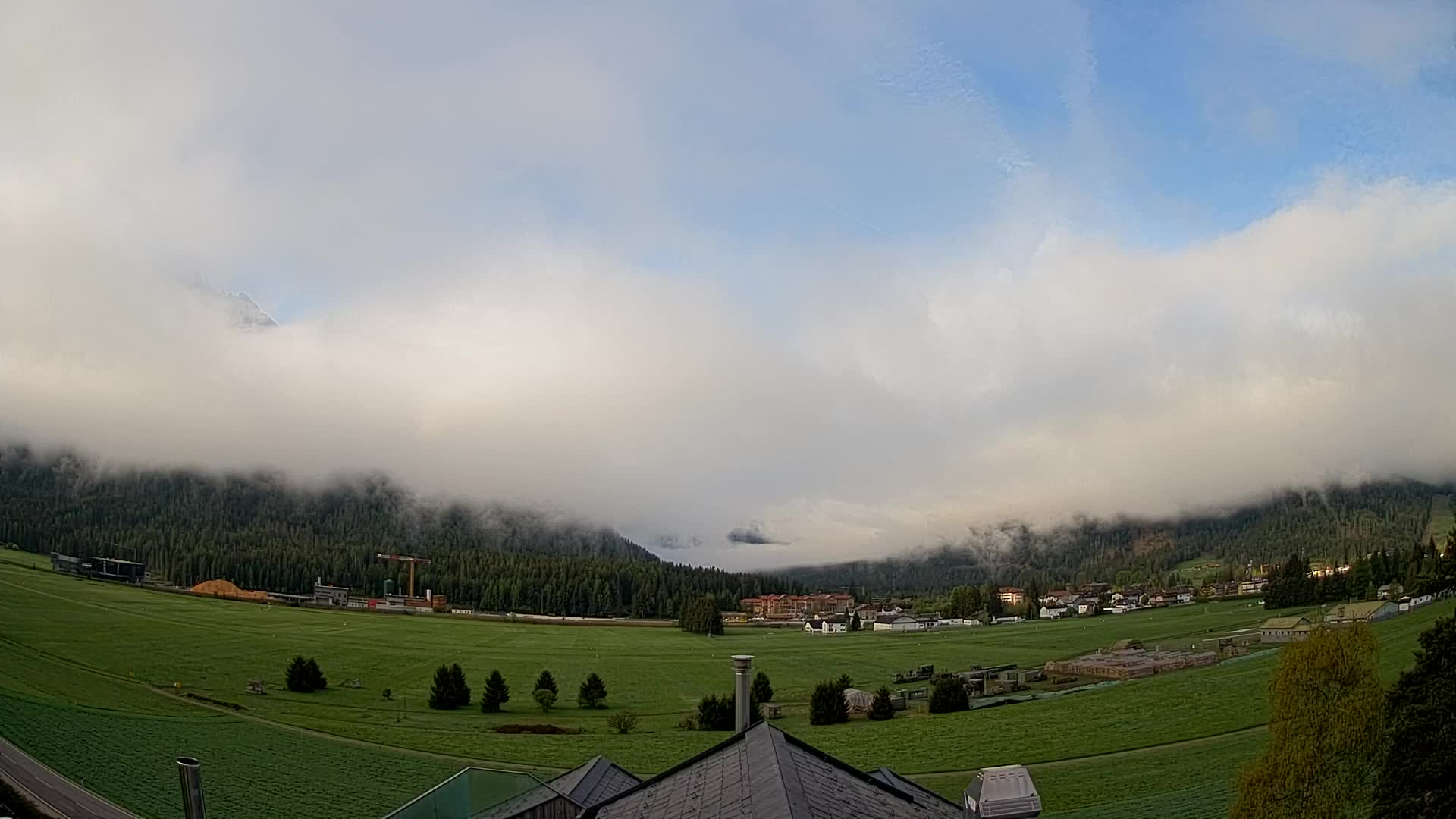Webcam Toblach Dolomites – Vue depuis l’Hôtel Rosengarten