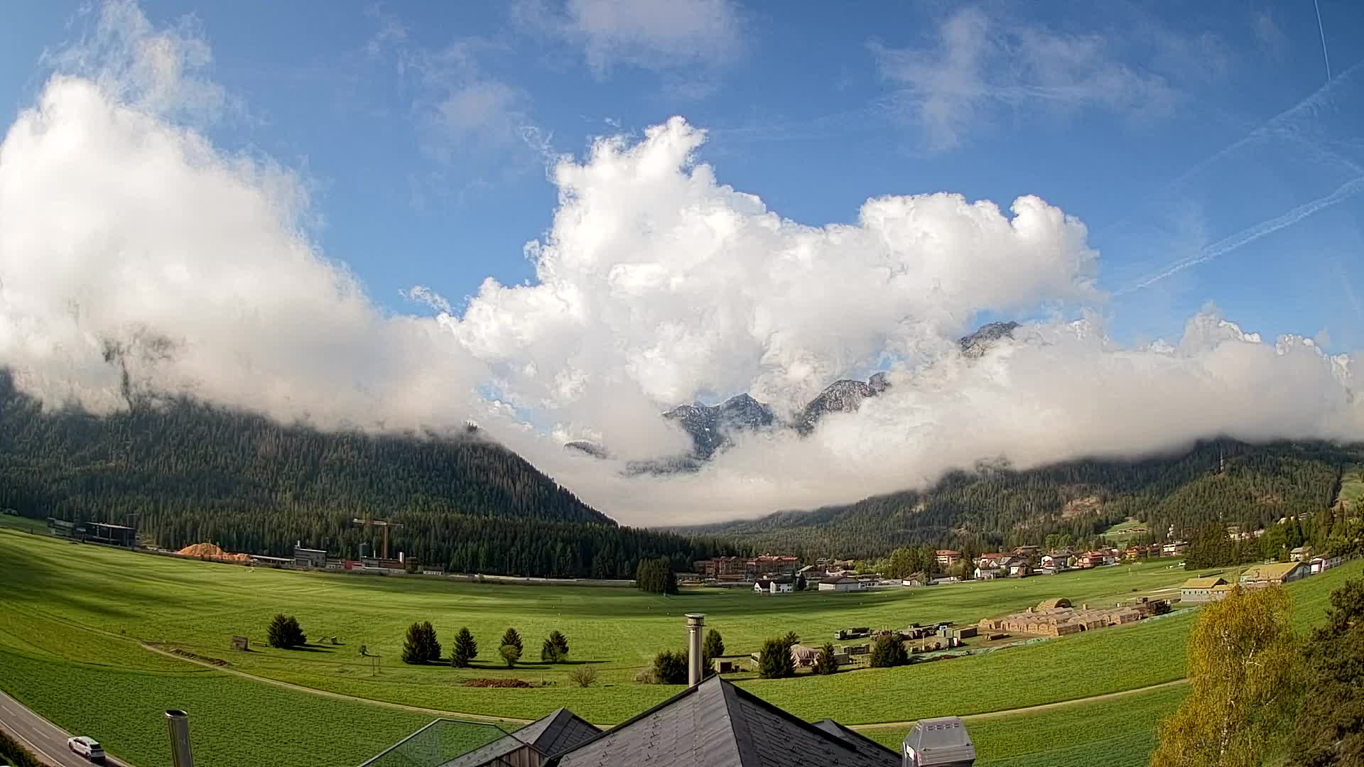 Webcam Toblach Dolomitas – Vista desde el Hotel Rosengarten
