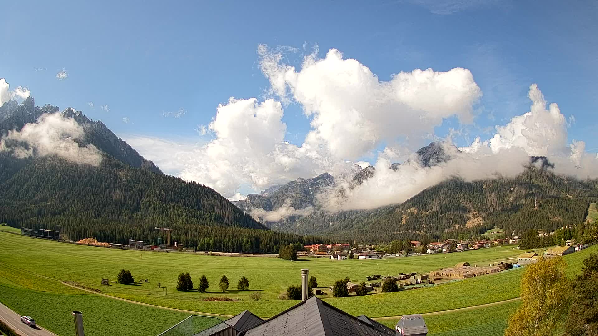 Webcam Toblach Dolomites – Vue depuis l’Hôtel Rosengarten
