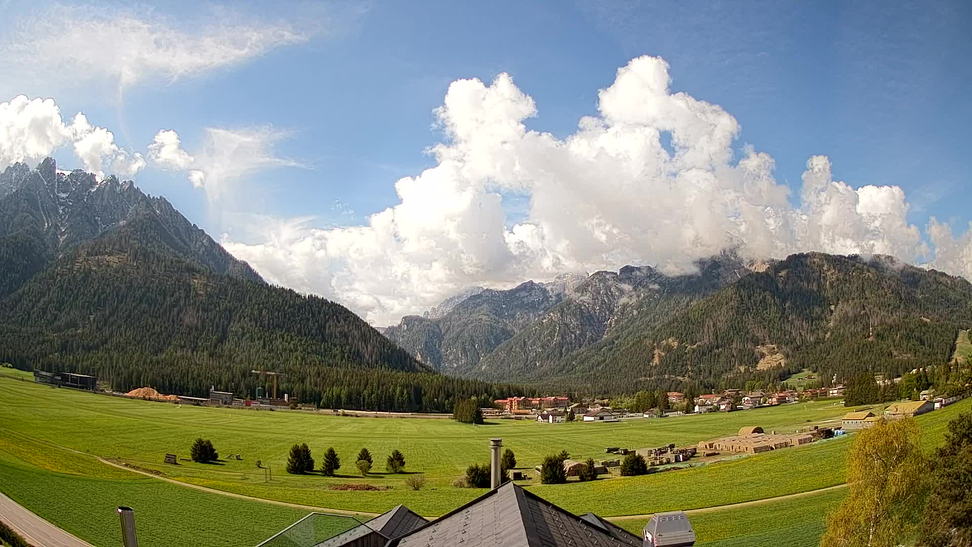 Webcam Toblach Dolomitas – Vista desde el Hotel Rosengarten