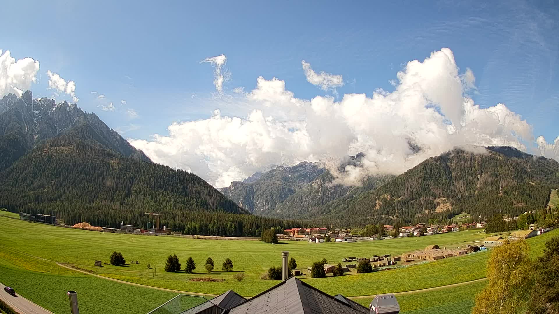 Webcam Toblach Dolomites – Vue depuis l’Hôtel Rosengarten