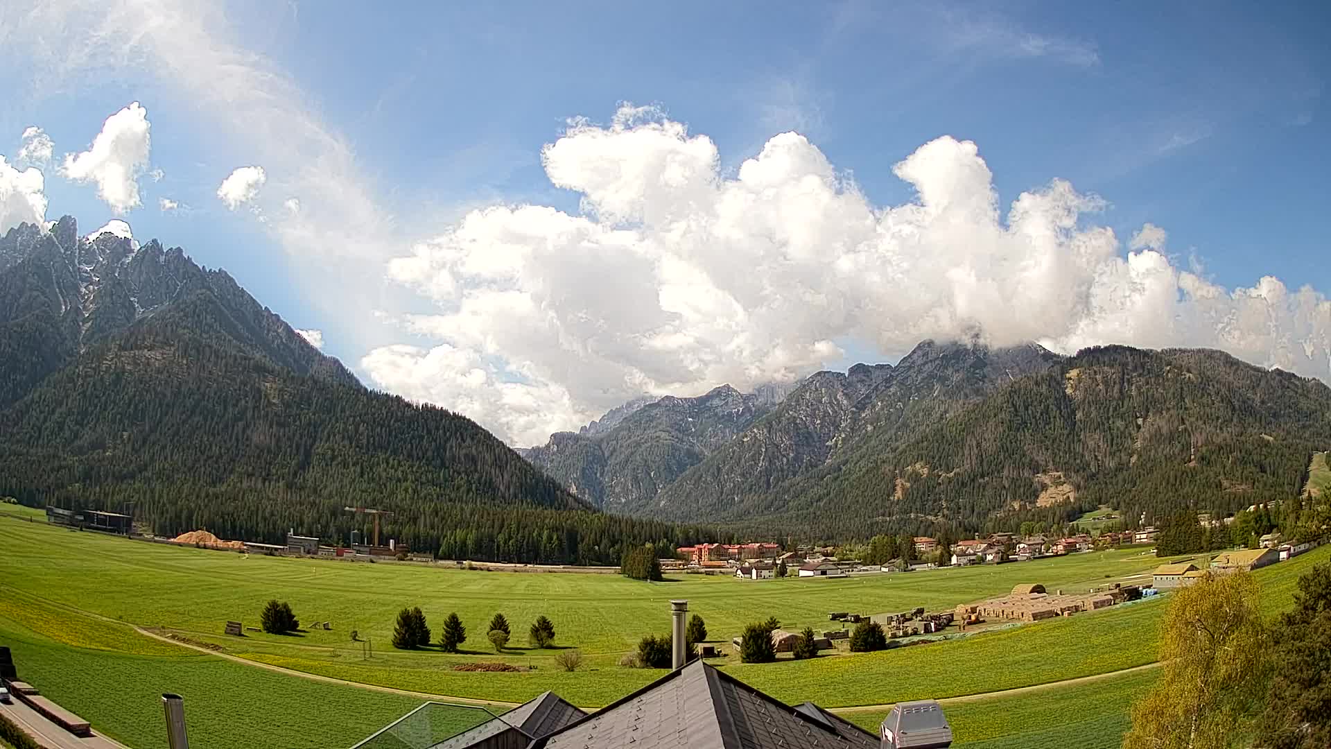 Webcam Toblach Dolomites – Vue depuis l’Hôtel Rosengarten