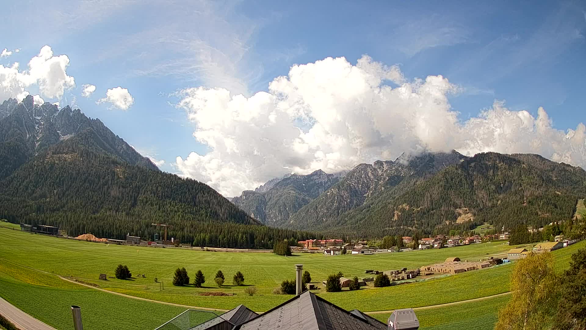 Webcam Toblach Dolomites – Vue depuis l’Hôtel Rosengarten