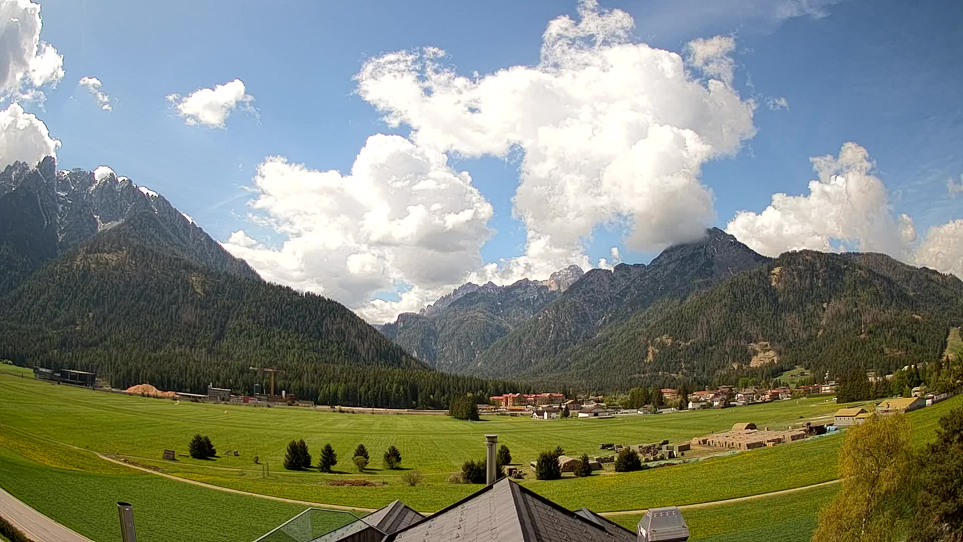 Webcam Toblach Dolomiten – Blick vom Hotel Rosengarten