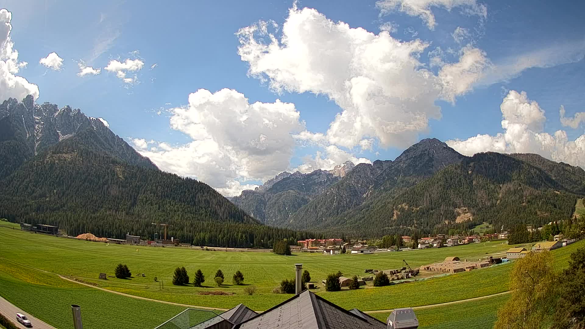 Webcam Toblach Dolomiten – Blick vom Hotel Rosengarten
