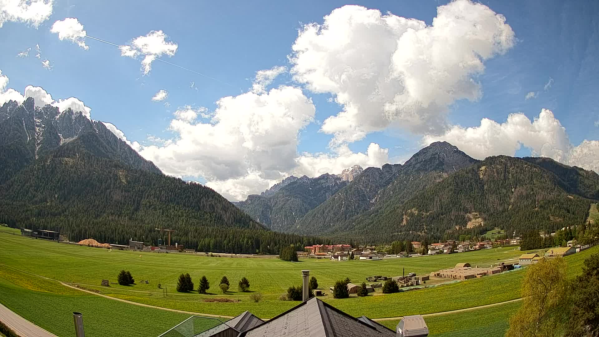 Webcam Toblach Dolomitas – Vista desde el Hotel Rosengarten