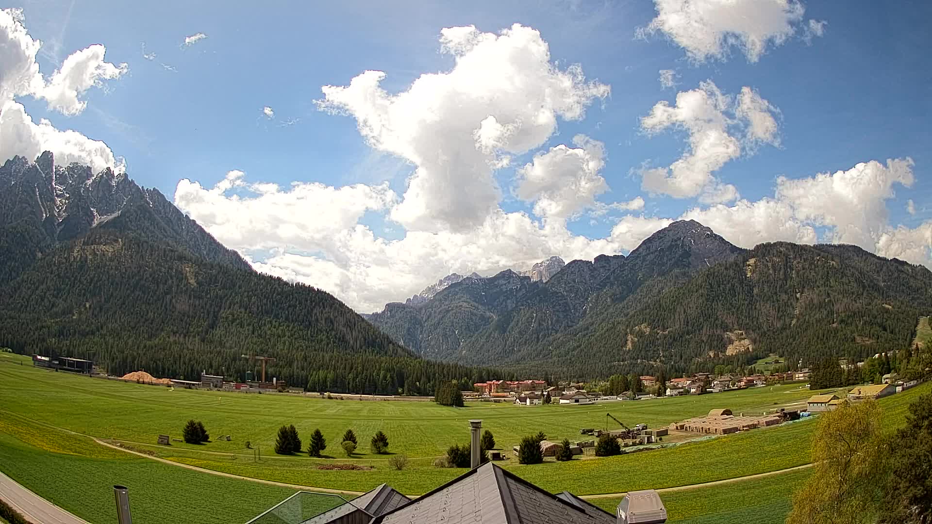 Webcam Toblach Dolomites – Vue depuis l’Hôtel Rosengarten