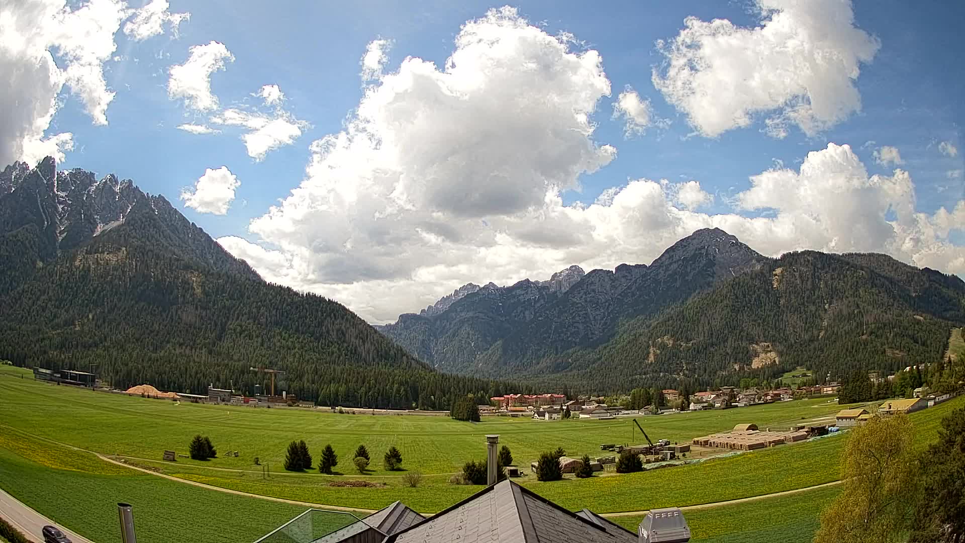 Webcam Toblach Dolomitas – Vista desde el Hotel Rosengarten