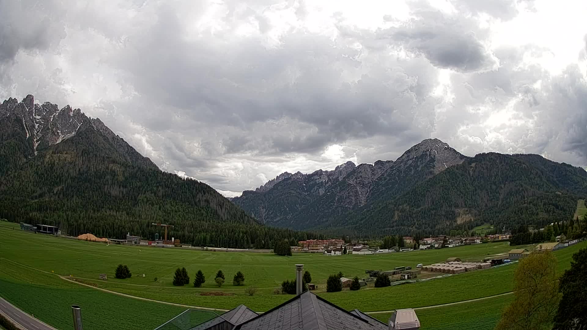 Webcam Toblach Dolomiten – Blick vom Hotel Rosengarten