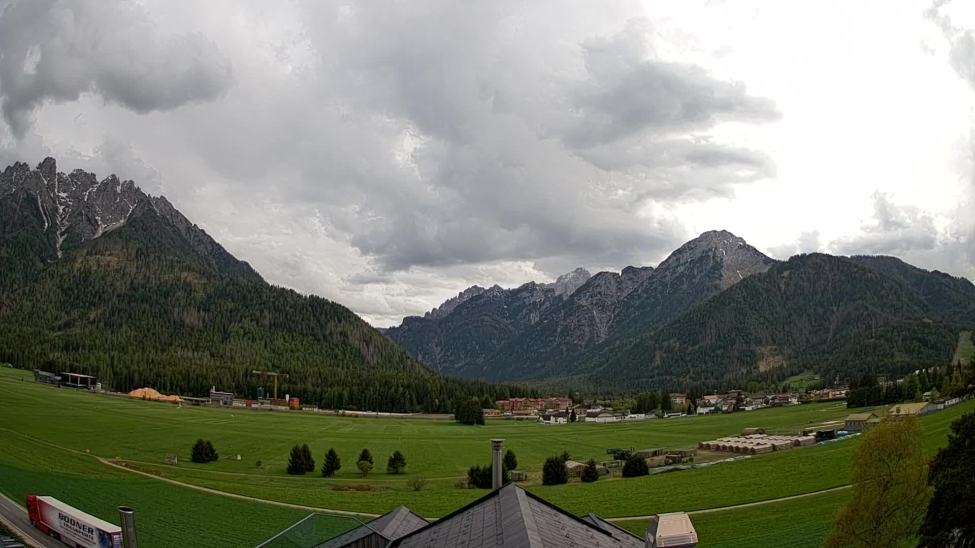 Webcam Toblach Dolomites – Vue depuis l’Hôtel Rosengarten