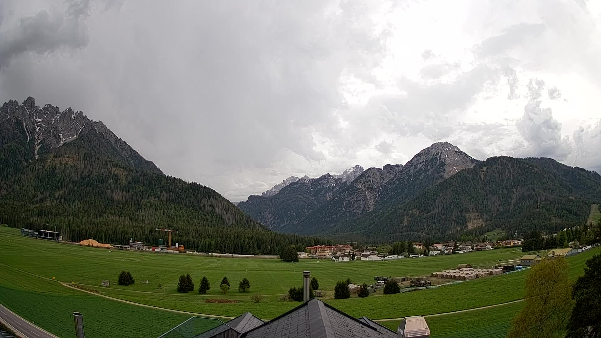 Webcam Toblach Dolomites – Vue depuis l’Hôtel Rosengarten