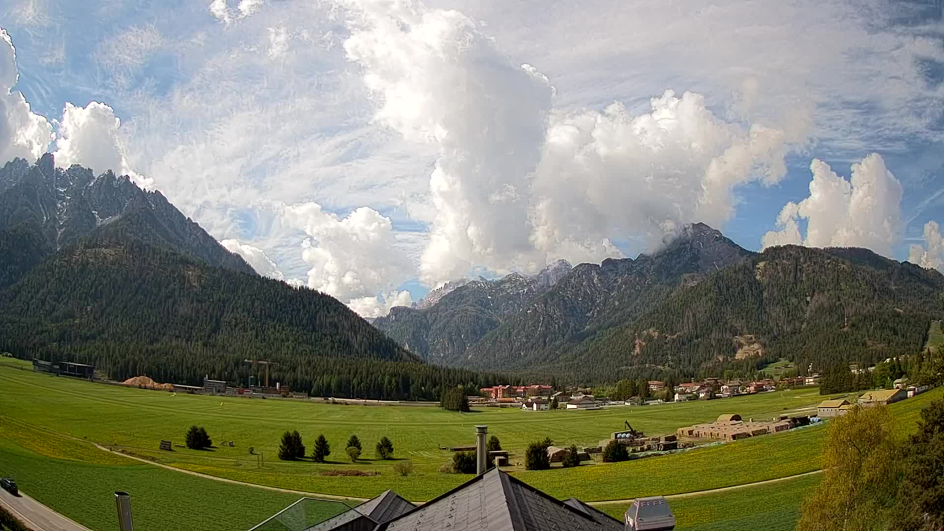 Webcam Toblach Dolomites – Vue depuis l’Hôtel Rosengarten