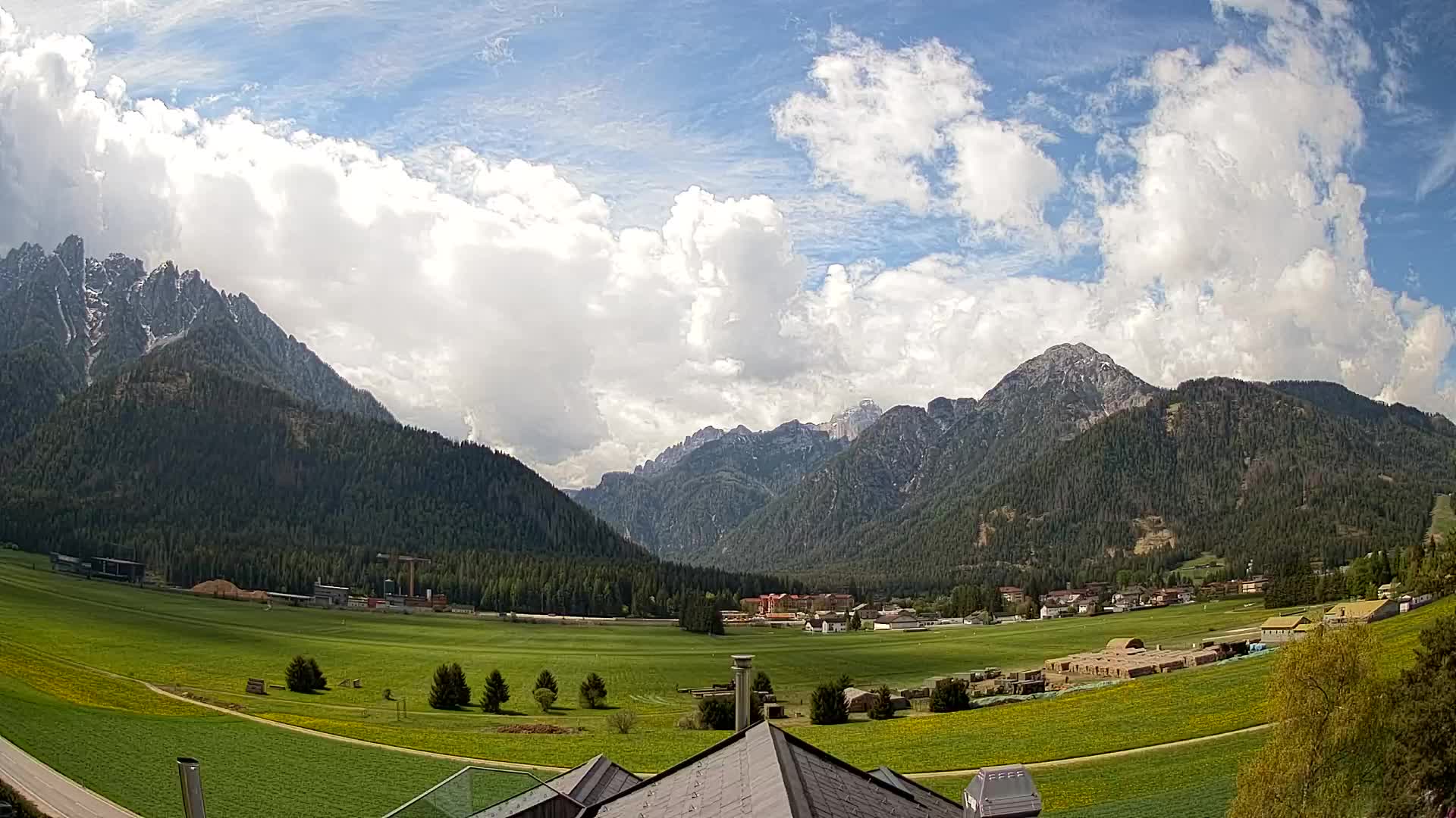 Webcam Toblach Dolomiten – Blick vom Hotel Rosengarten