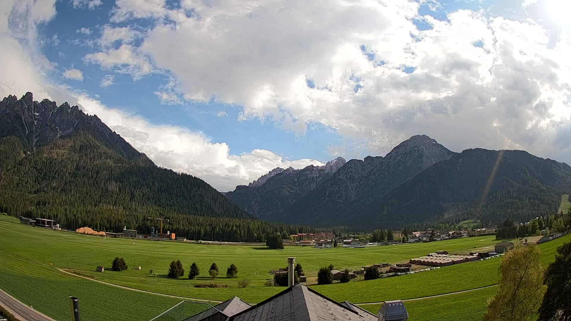Webcam Toblach Dolomiten – Blick vom Hotel Rosengarten