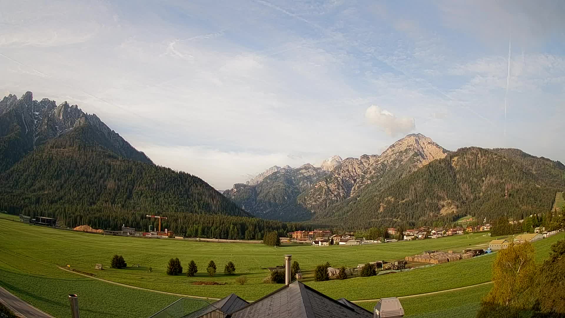 Webcam Toblach Dolomites – Vue depuis l’Hôtel Rosengarten
