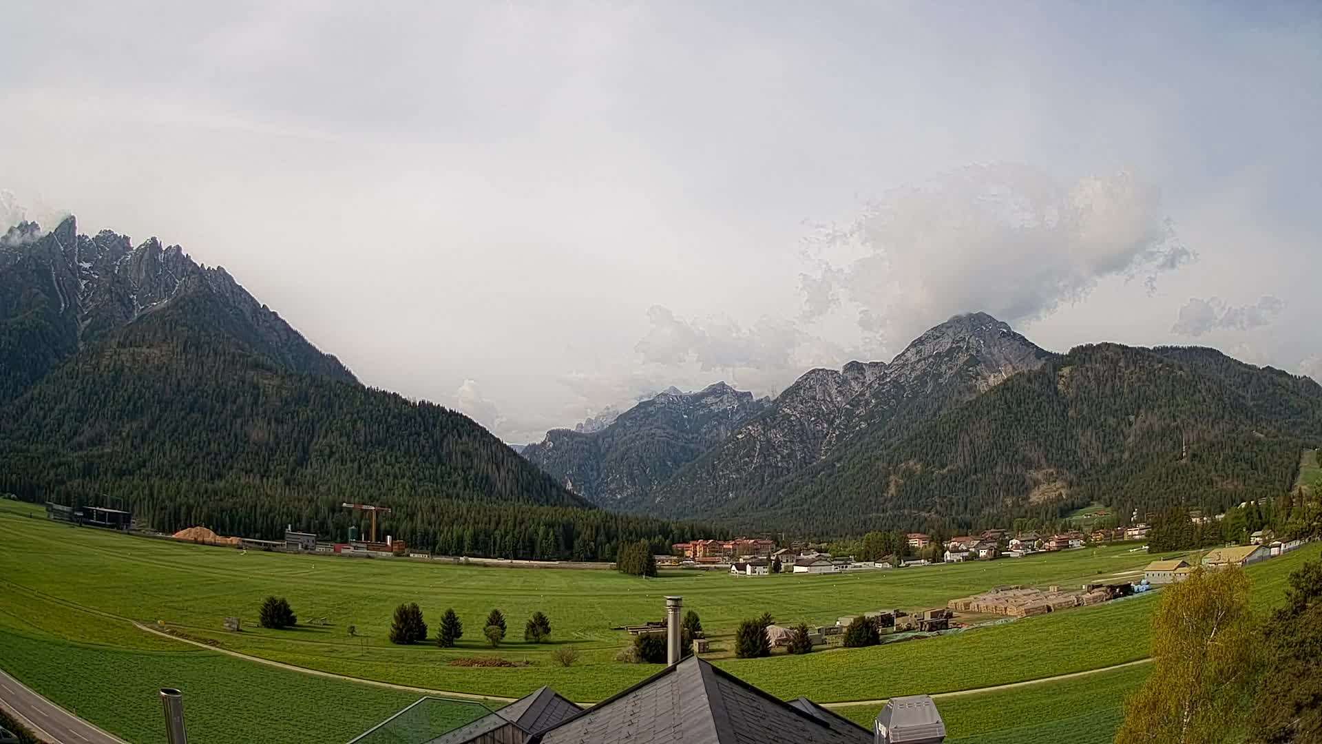 Webcam Toblach Dolomiten – Blick vom Hotel Rosengarten