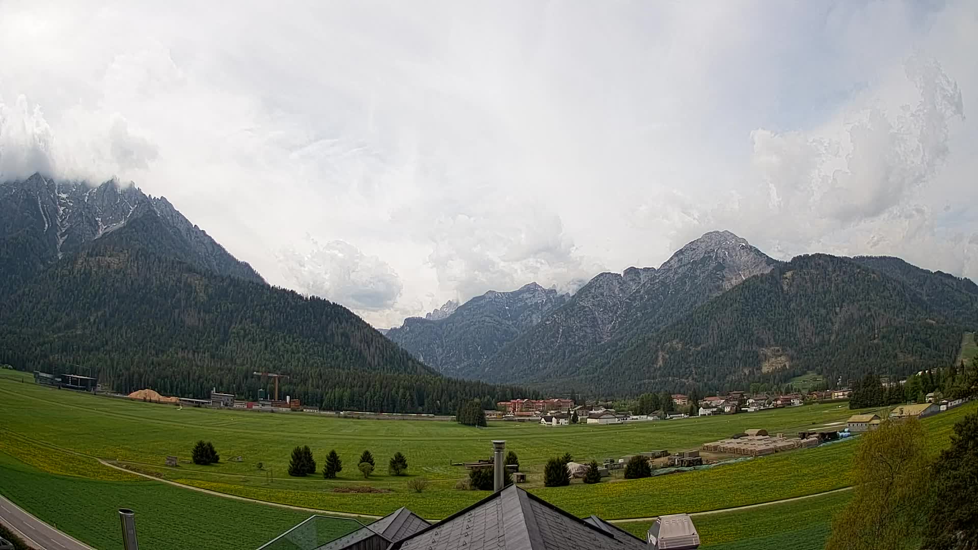 Webcam Toblach Dolomites – Vue depuis l’Hôtel Rosengarten