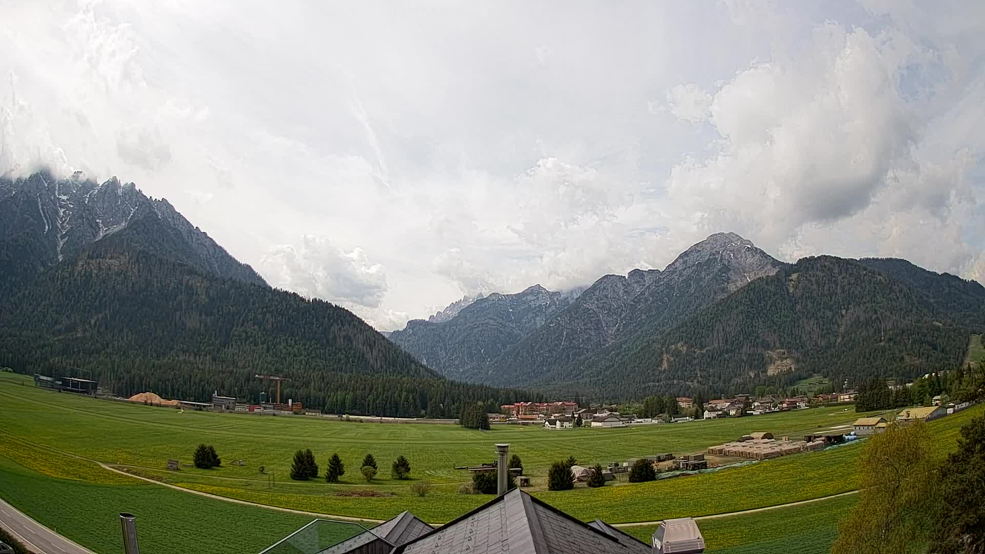 Webcam Toblach Dolomiten – Blick vom Hotel Rosengarten