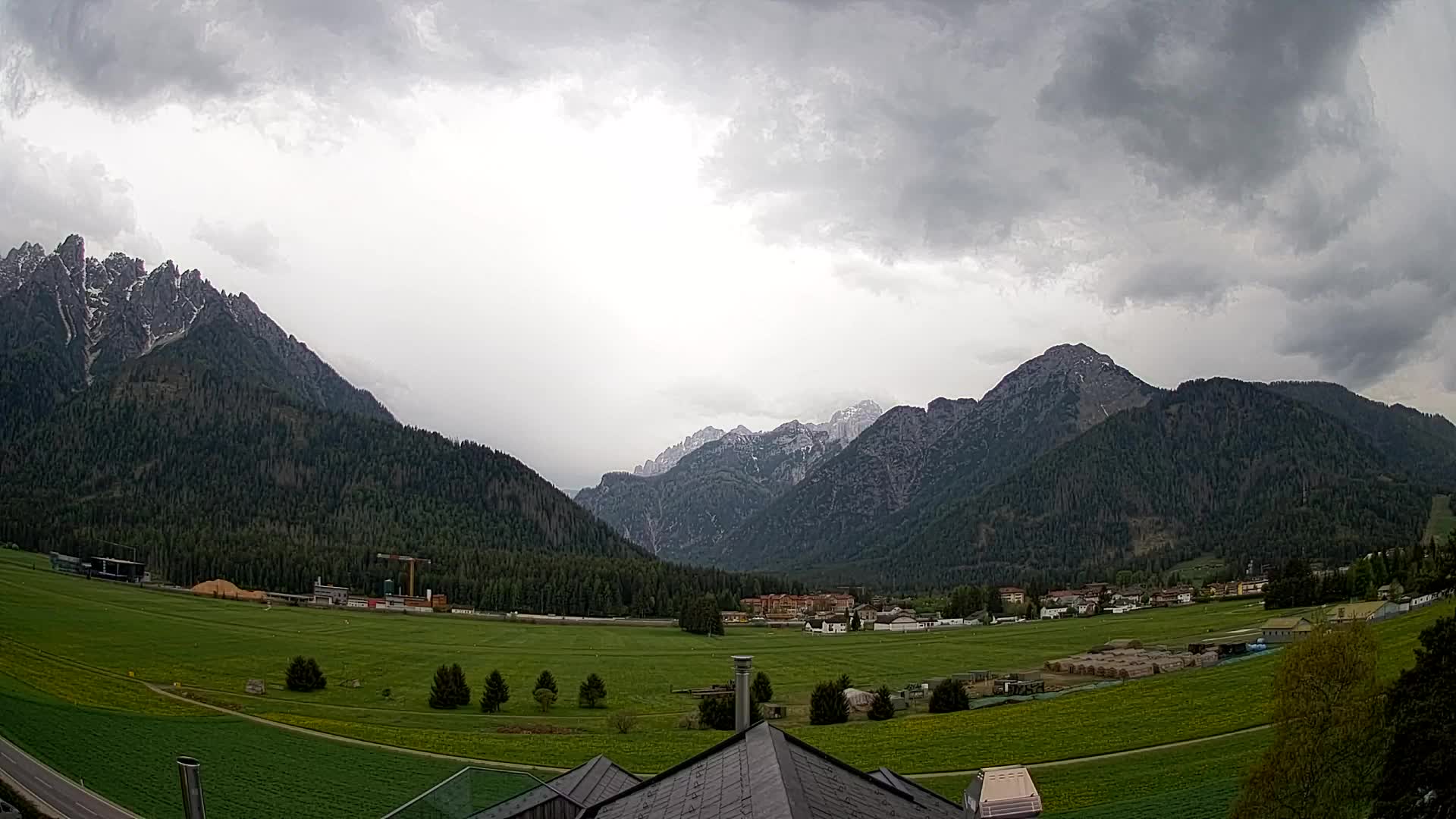 Webcam Toblach Dolomites – Vue depuis l’Hôtel Rosengarten