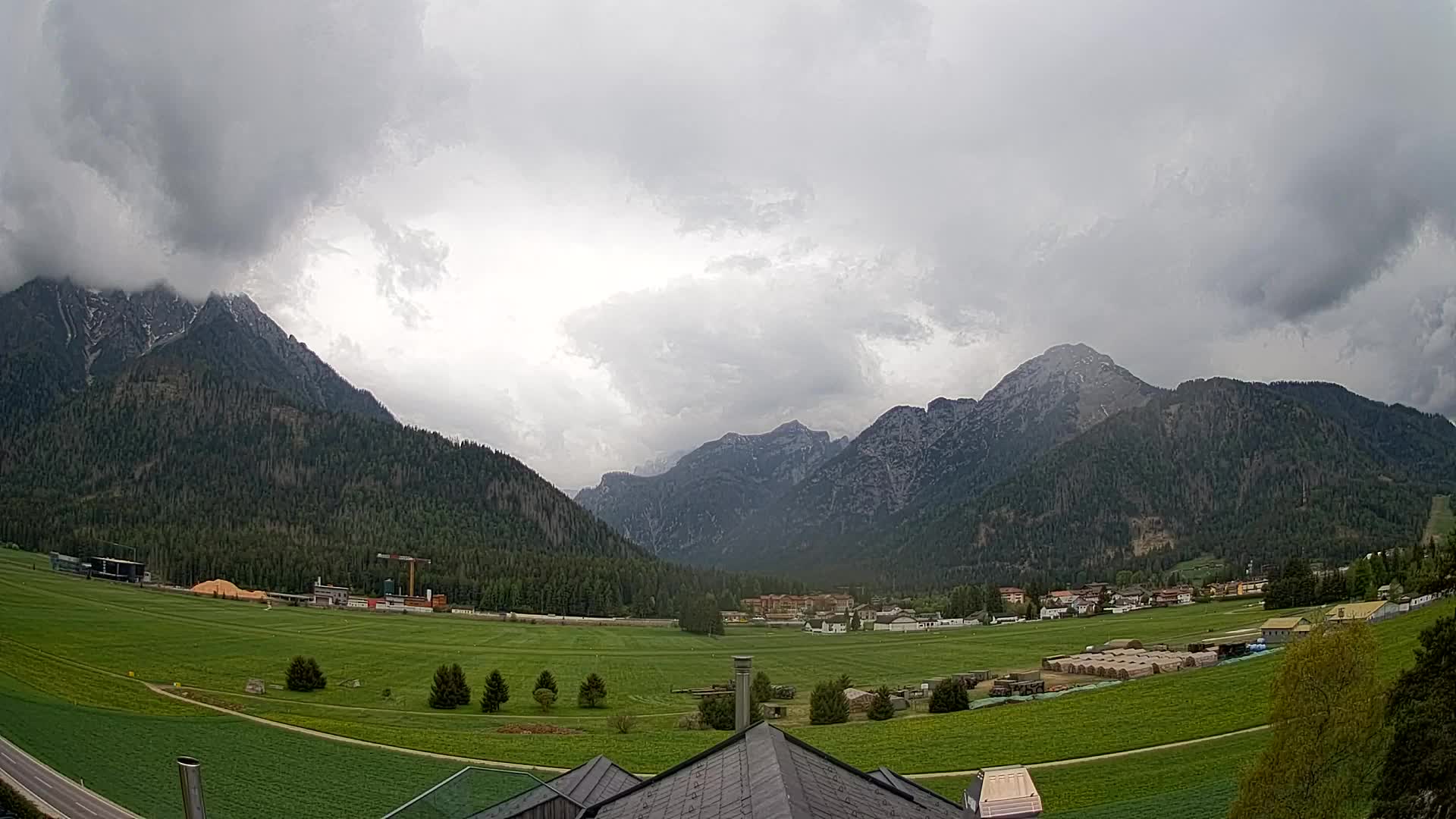 Webcam Toblach Dolomitas – Vista desde el Hotel Rosengarten