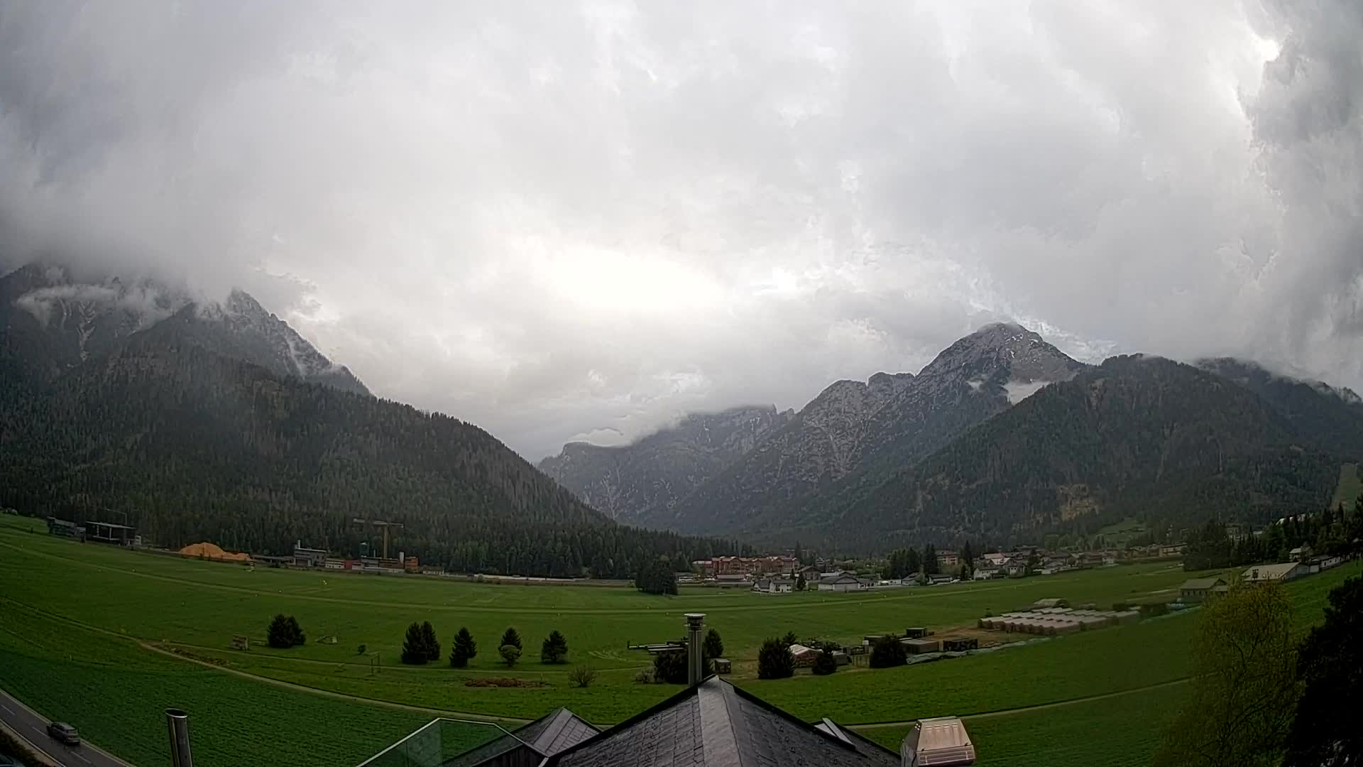 Webcam Toblach Dolomites – Vue depuis l’Hôtel Rosengarten