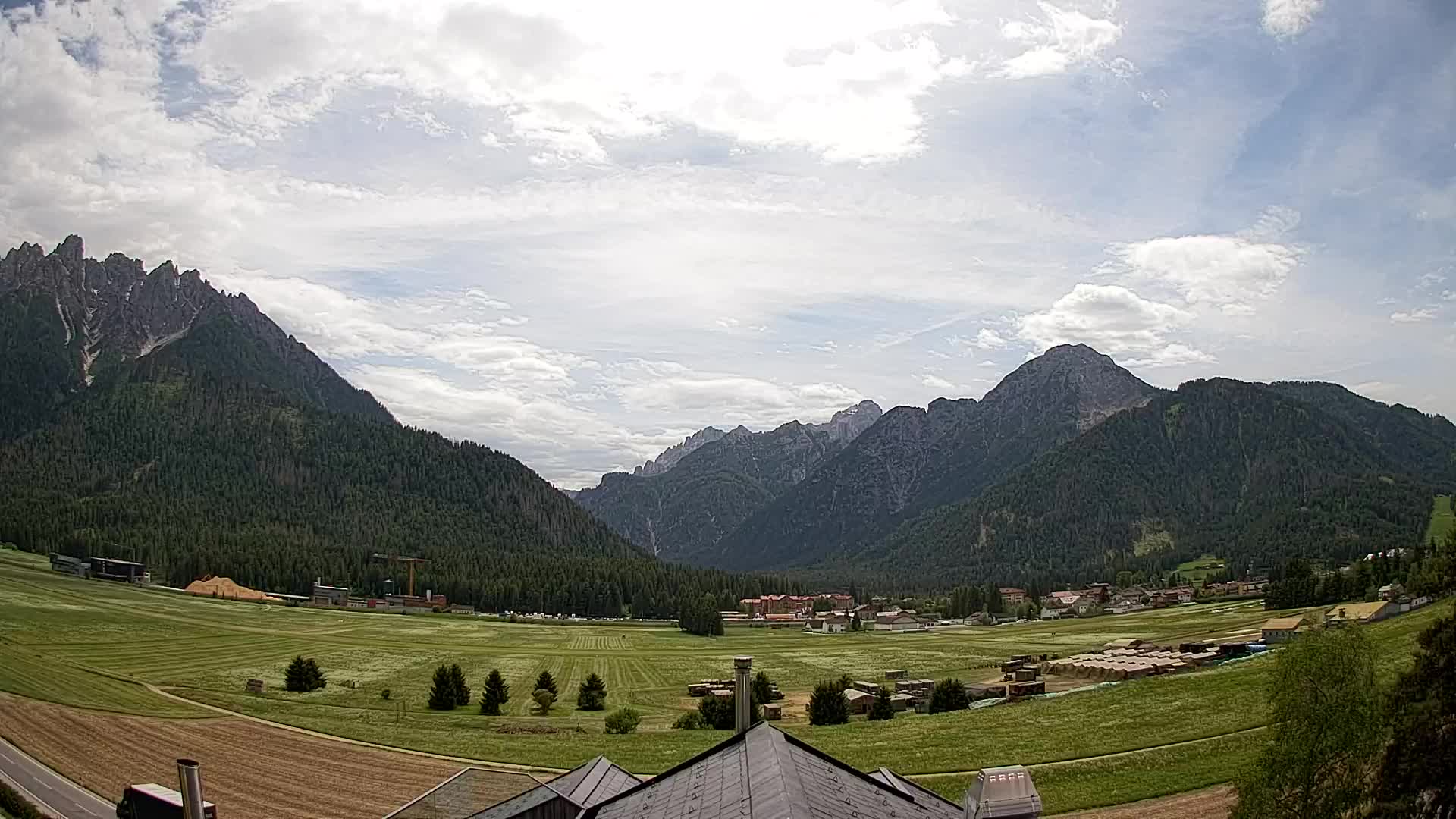 Webcam Toblach Dolomites – Vue depuis l’Hôtel Rosengarten