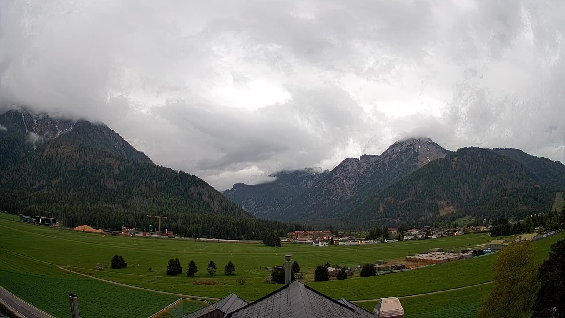 Webcam Toblach Dolomites – Vue depuis l’Hôtel Rosengarten