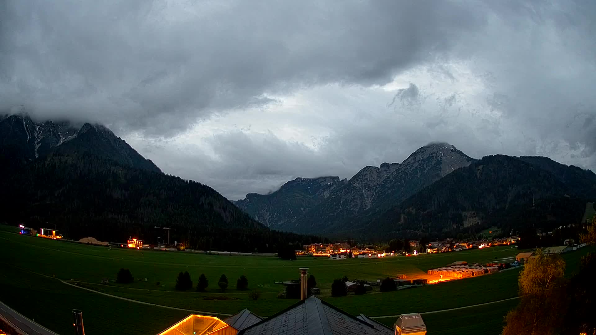 Webcam Toblach Dolomites – Vue depuis l’Hôtel Rosengarten