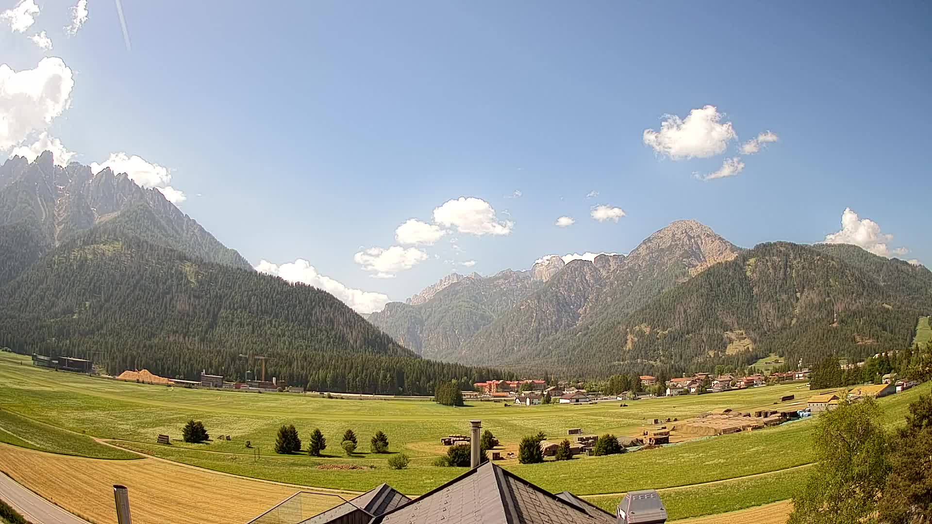 Webcam Toblach Dolomites – Vue depuis l’Hôtel Rosengarten