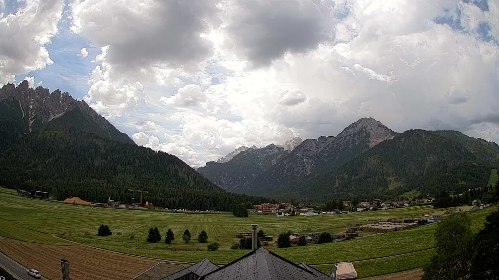 Webcam Toblach Dolomiten – Blick vom Hotel Rosengarten