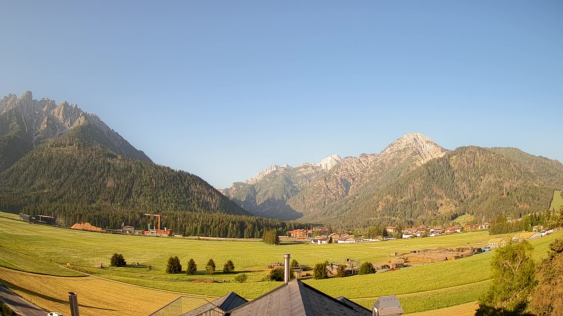 Webcam Toblach Dolomiten – Blick vom Hotel Rosengarten