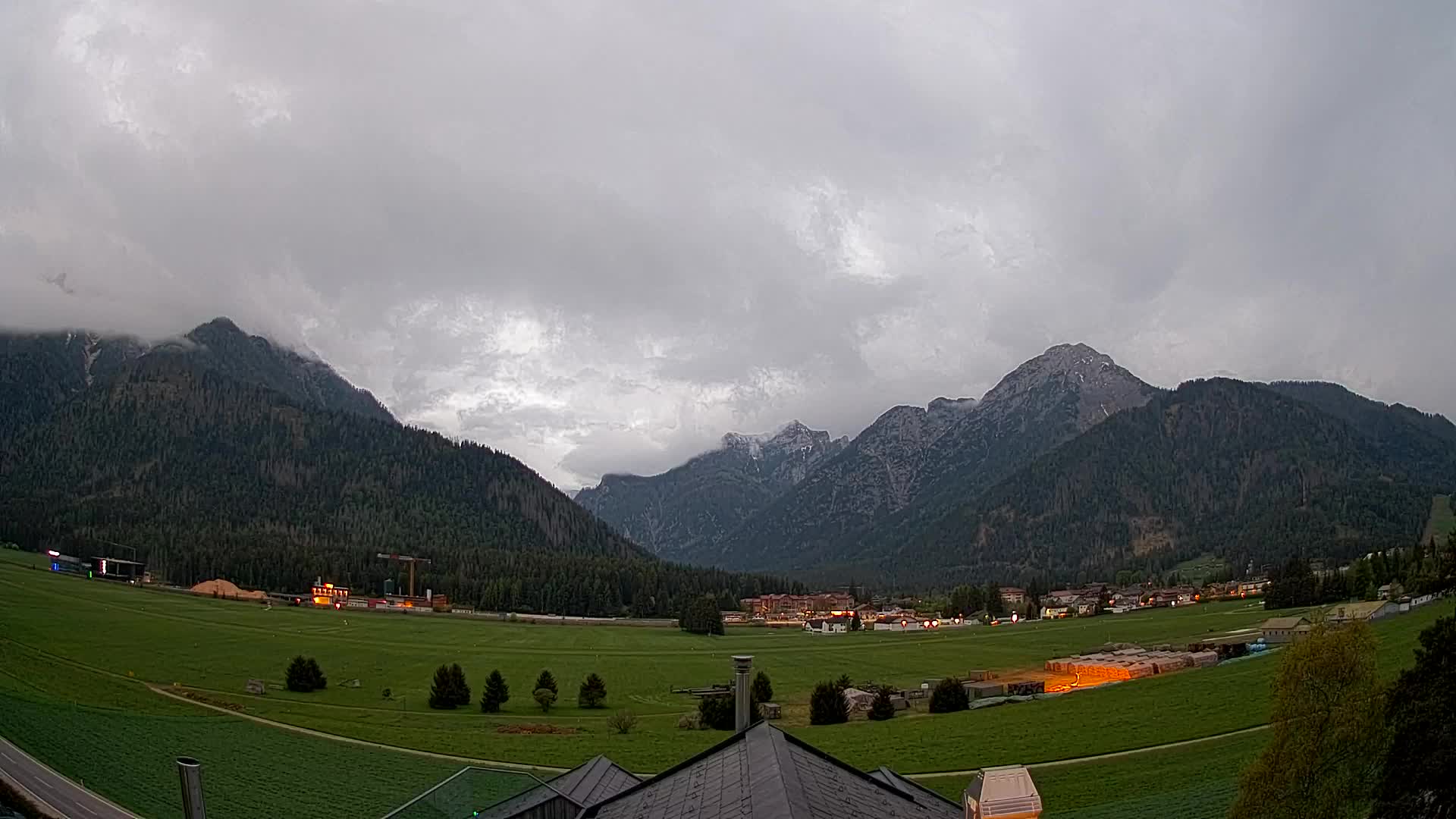 Webcam Toblach Dolomites – Vue depuis l’Hôtel Rosengarten