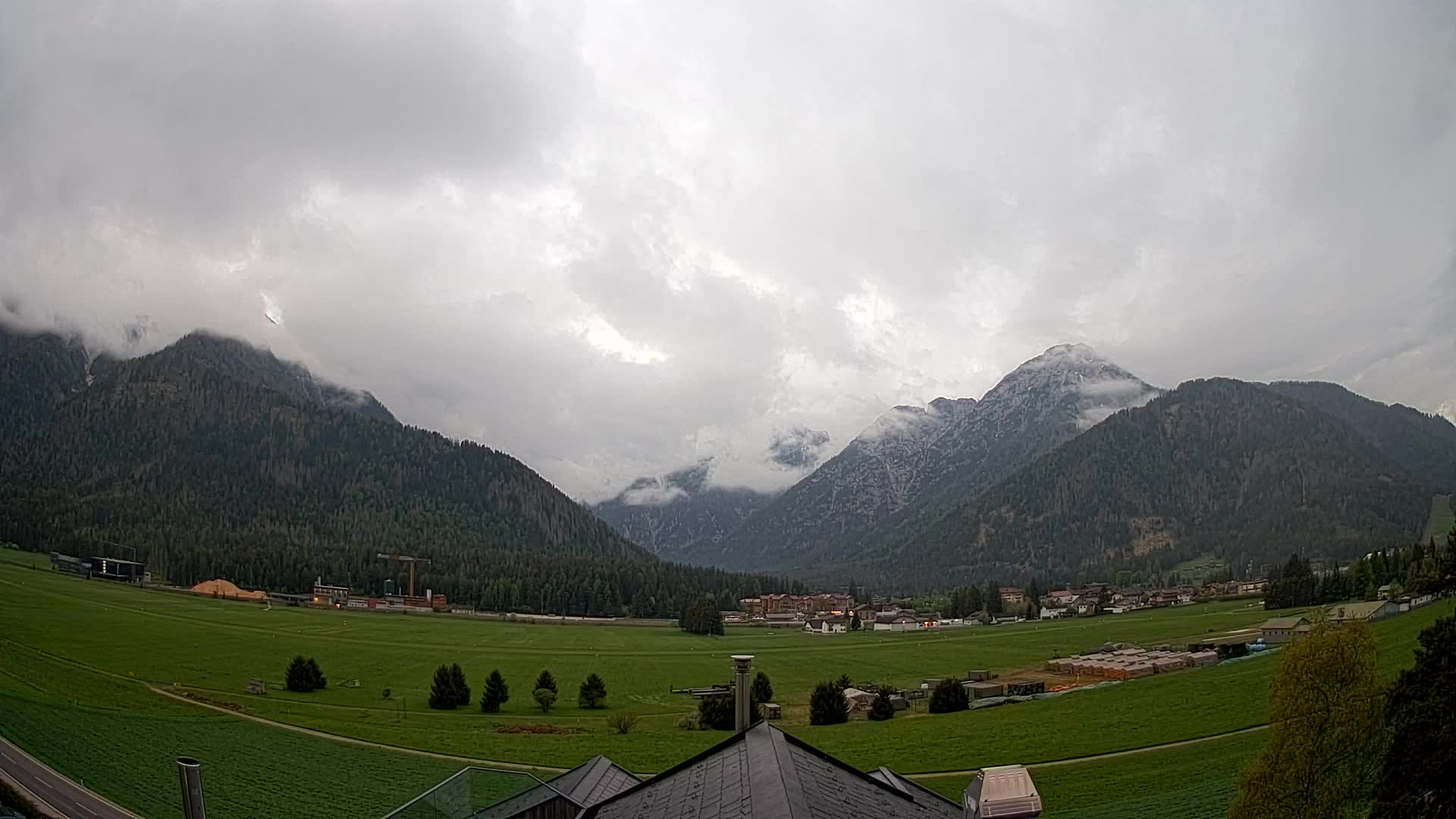 Webcam Toblach Dolomiten – Blick vom Hotel Rosengarten