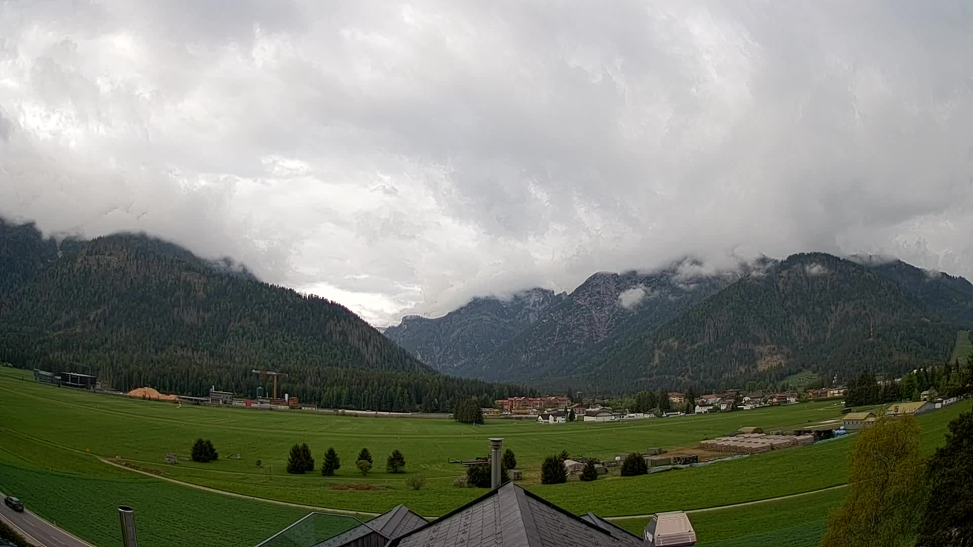 Webcam Toblach Dolomiten – Blick vom Hotel Rosengarten