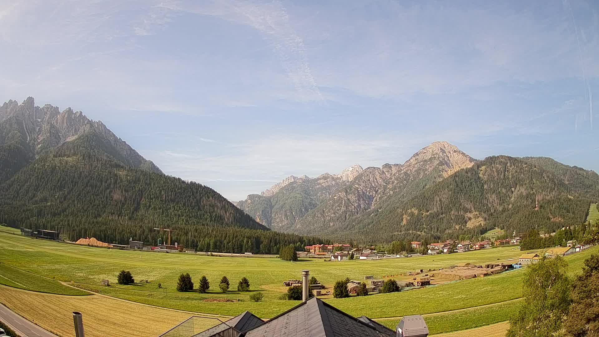 Webcam Toblach Dolomites – View from Hotel Rosengarten