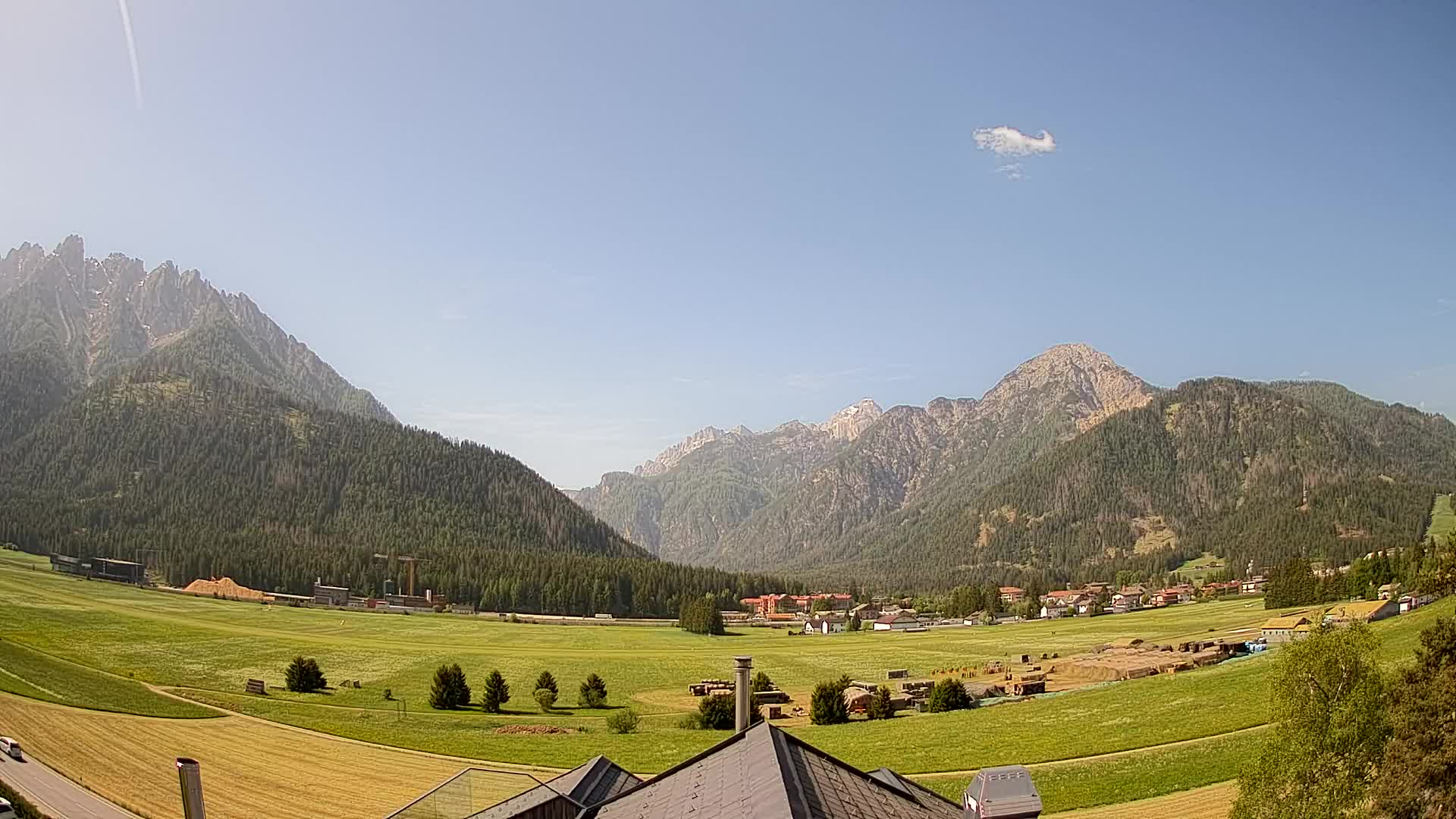 Webcam Toblach Dolomiten – Blick vom Hotel Rosengarten