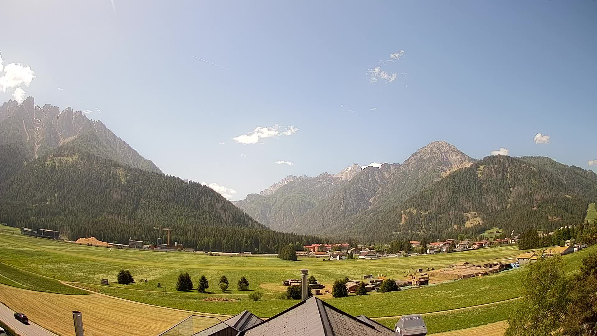 Webcam Toblach Dolomites – Vue depuis l’Hôtel Rosengarten