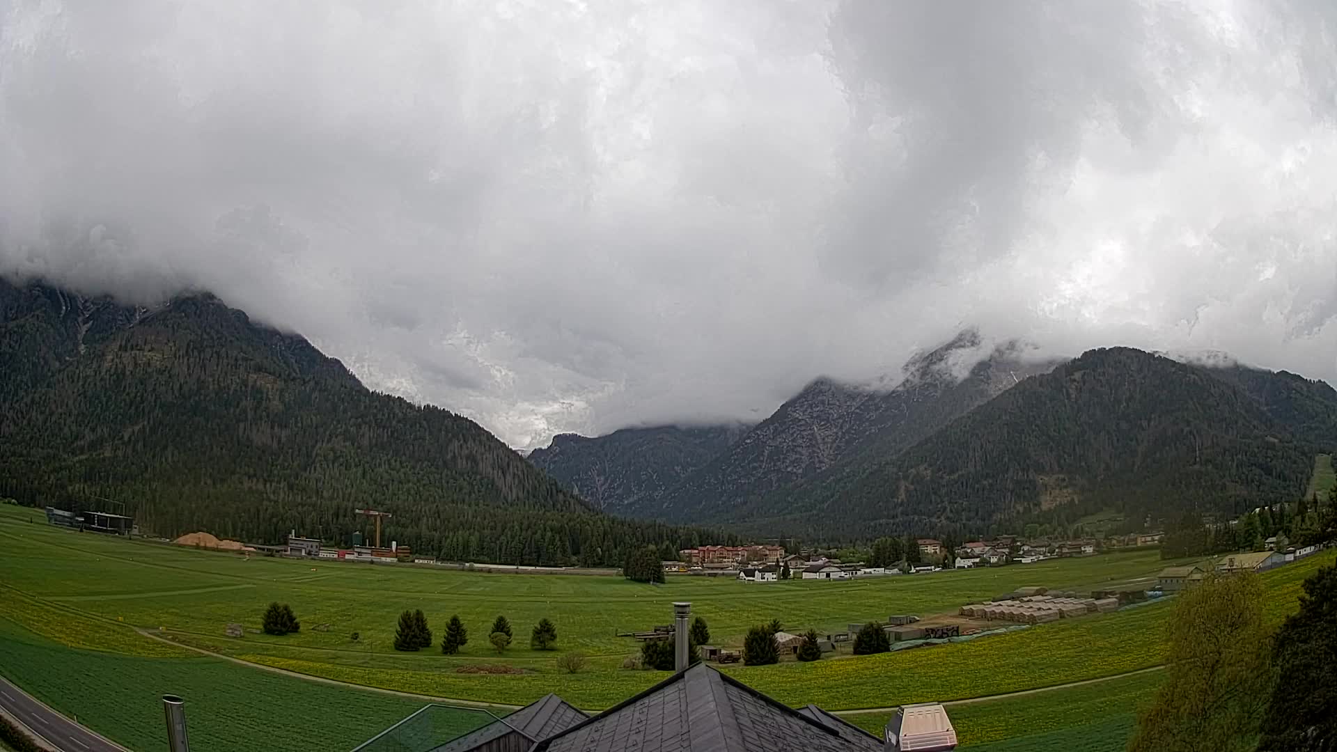 Webcam Toblach Dolomites – Vue depuis l’Hôtel Rosengarten
