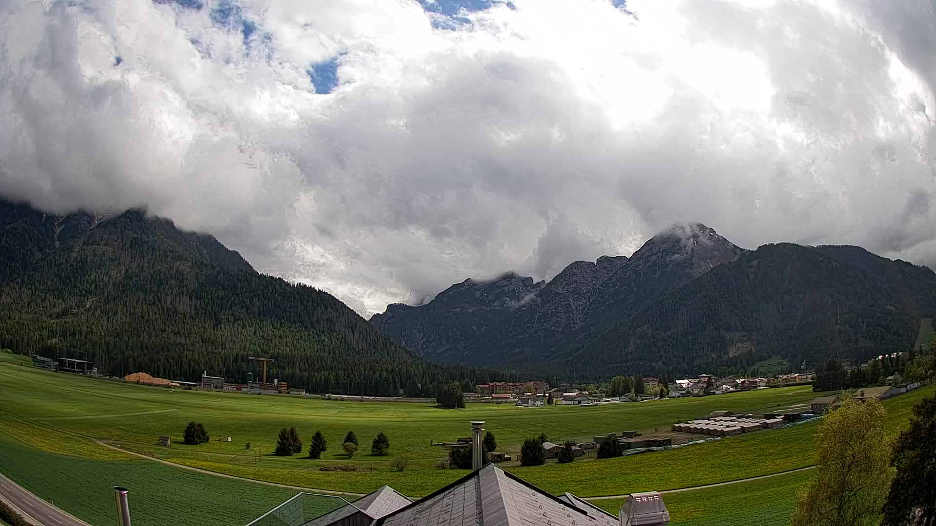 Webcam Toblach Dolomitas – Vista desde el Hotel Rosengarten