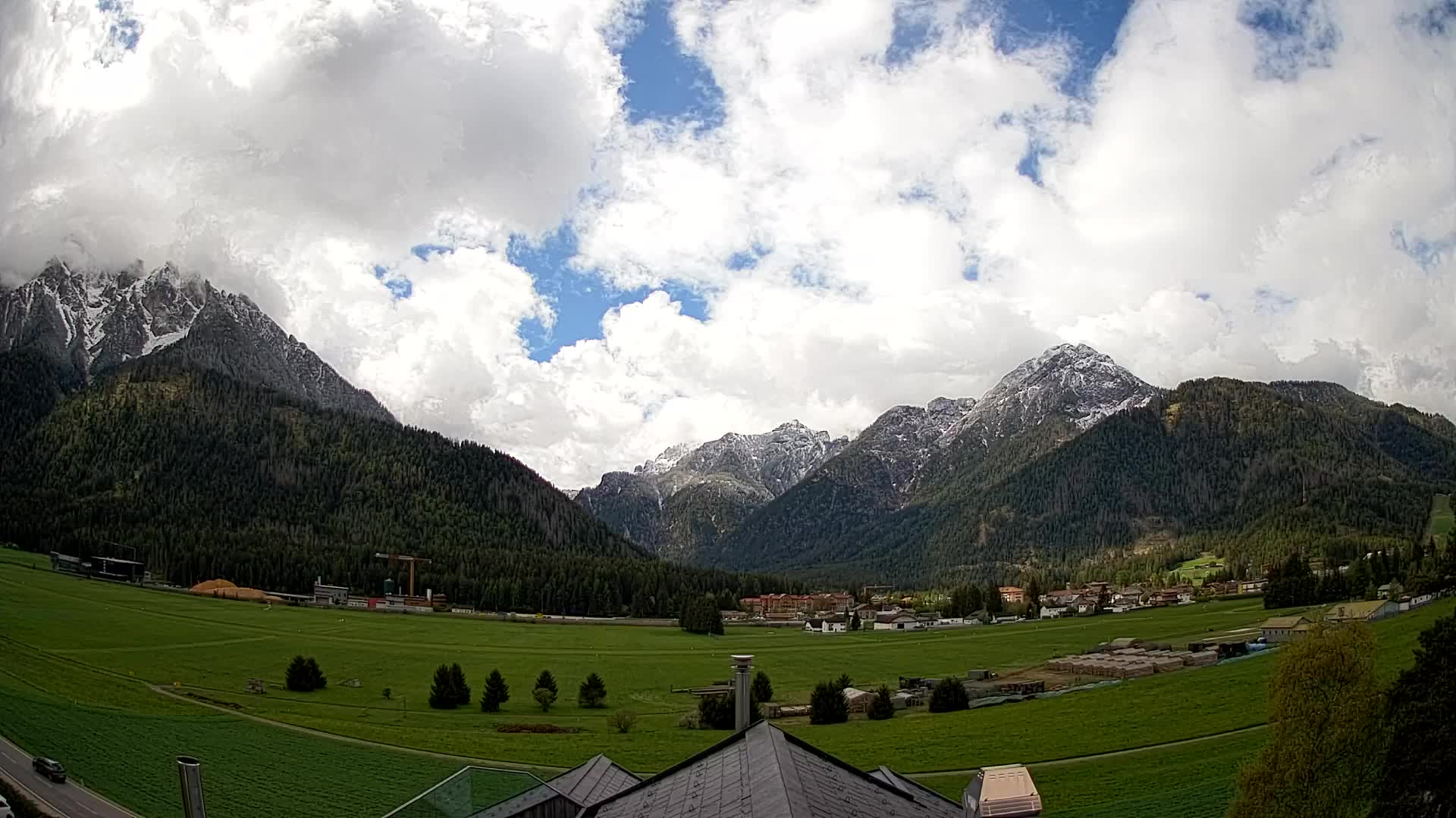 Webcam Toblach Dolomites – Vue depuis l’Hôtel Rosengarten