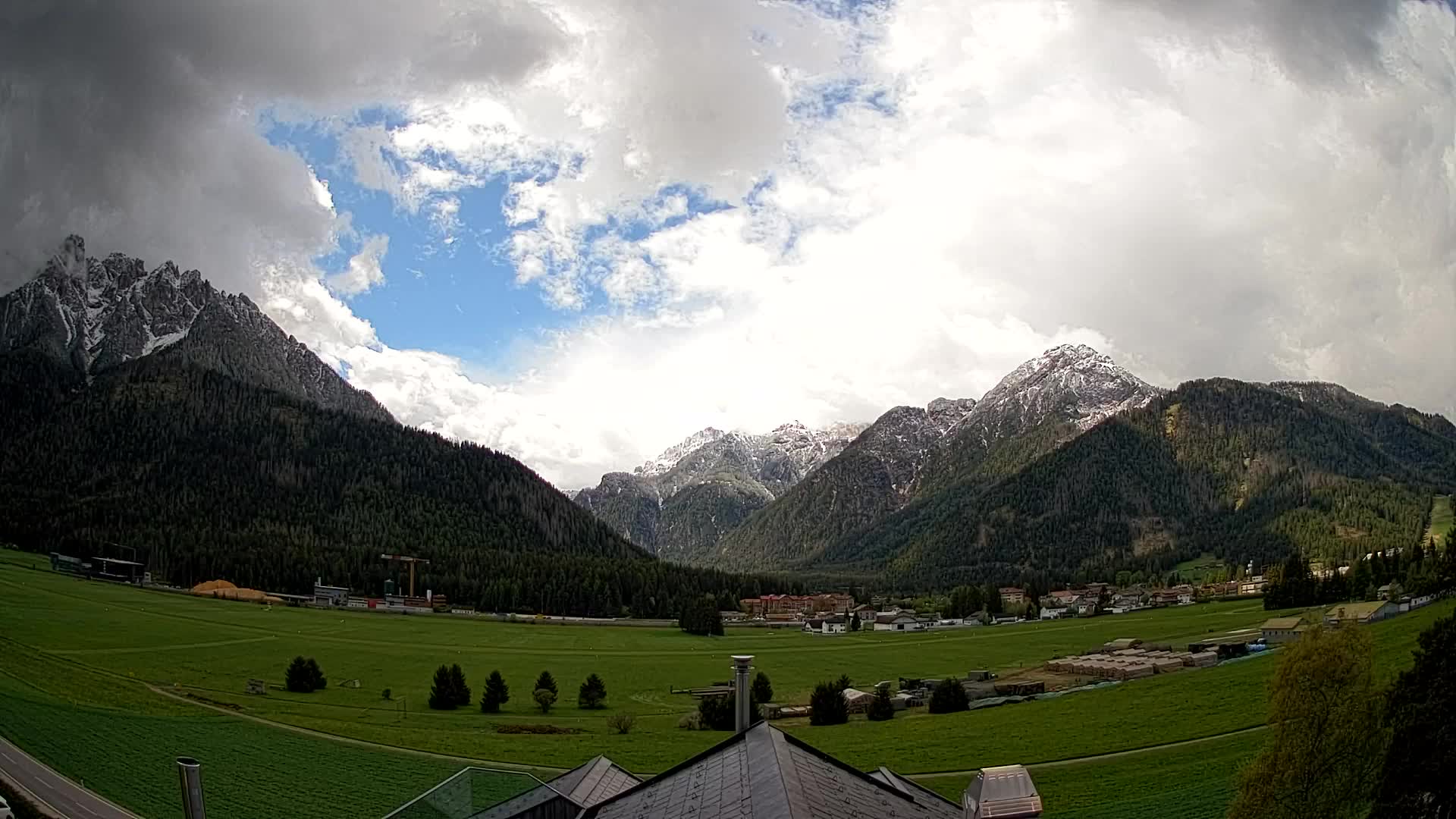 Webcam Toblach Dolomites – Vue depuis l’Hôtel Rosengarten