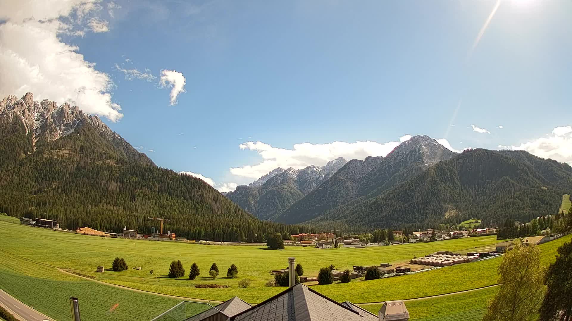 Webcam Toblach Dolomites – Vue depuis l’Hôtel Rosengarten