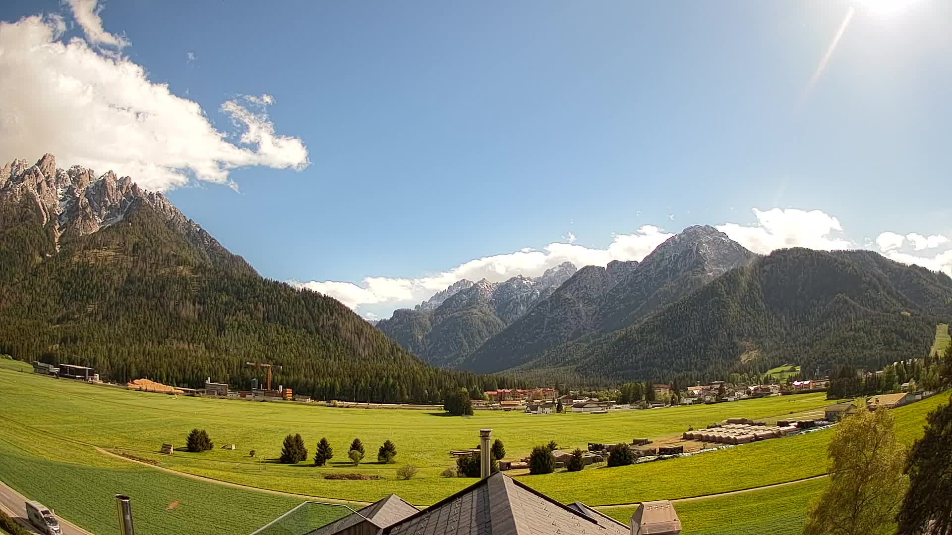 Webcam Toblach Dolomiten – Blick vom Hotel Rosengarten