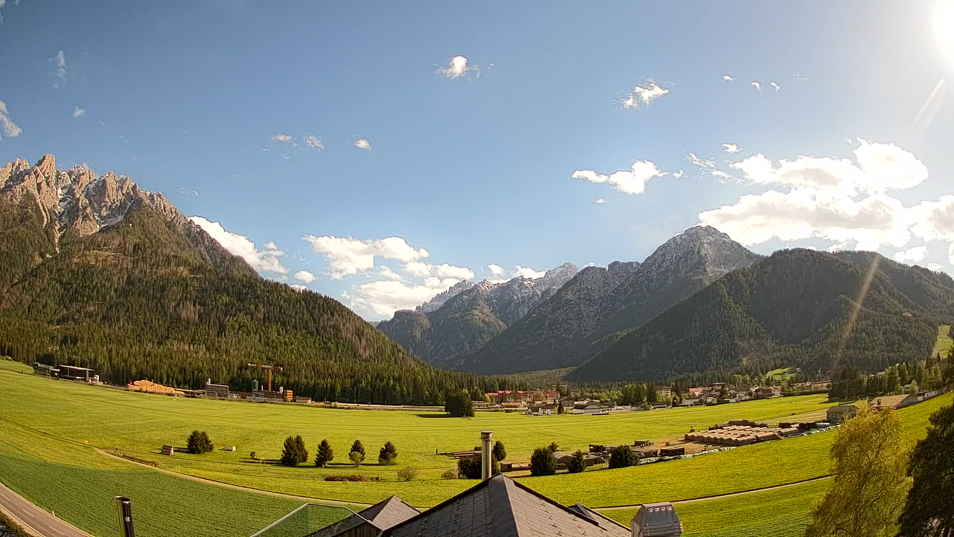 Webcam Toblach Dolomiten – Blick vom Hotel Rosengarten